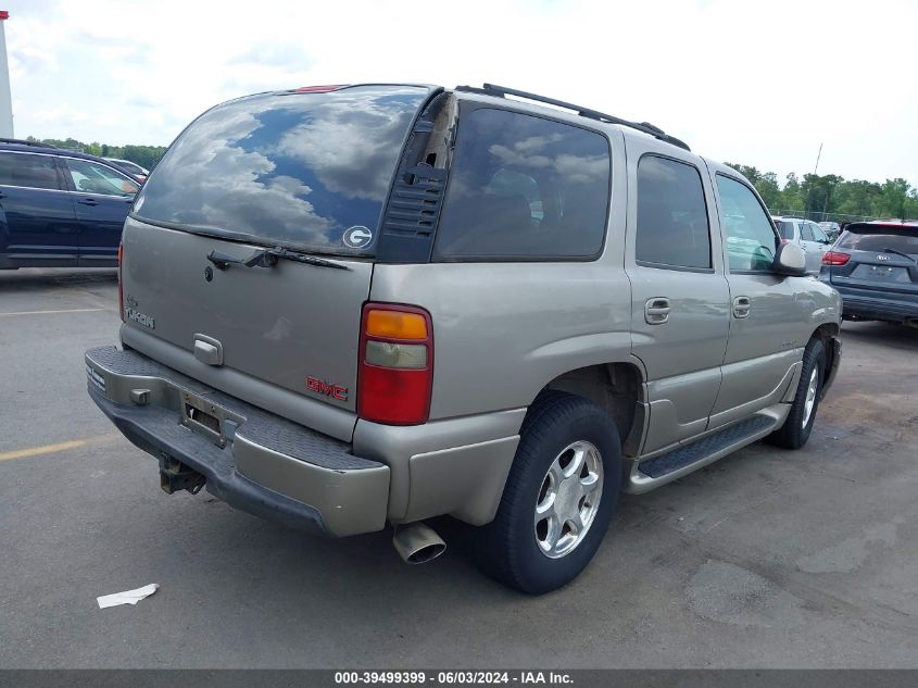 2001 GMC Yukon Denali VIN: 1GKEK63U01J270413 Lot: 39499399