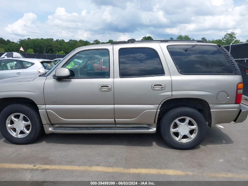 2001 GMC Yukon Denali VIN: 1GKEK63U01J270413 Lot: 39499399