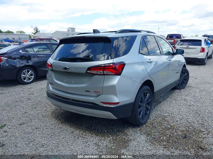 2022 Chevrolet Equinox Awd Rs VIN: 2GNAXWEV2N6151161 Lot: 39499401