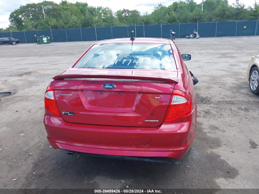 2012 Ford Fusion Se VIN: 3FAHP0HG1CR185167 Lot: 39499426