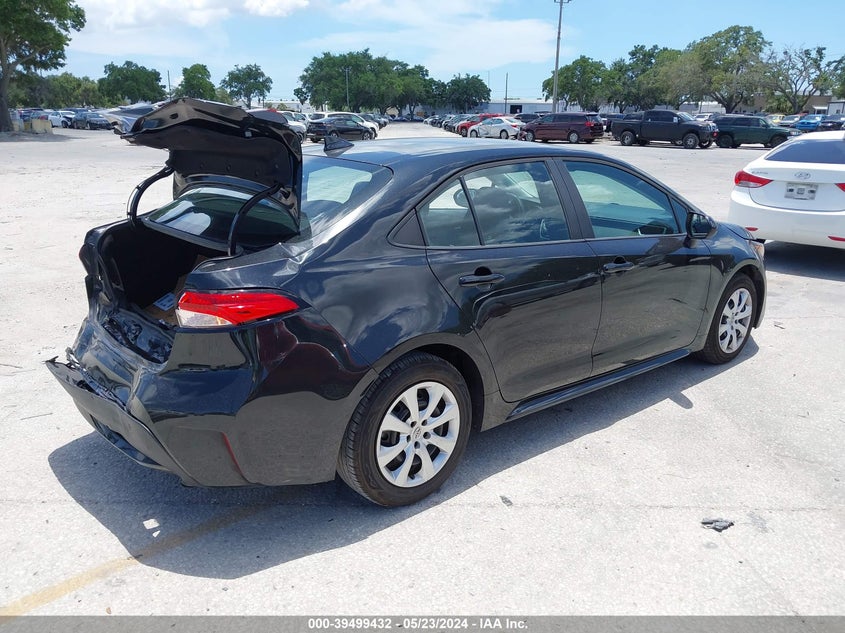 VIN 5YFEPRAE4LP102458 2020 TOYOTA COROLLA LE