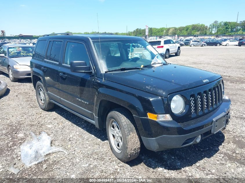 2012 Jeep Patriot Sport VIN: 1C4NJRBB0CD717050 Lot: 39499457