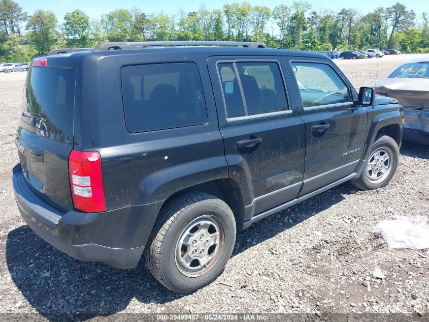 2012 Jeep Patriot Sport VIN: 1C4NJRBB0CD717050 Lot: 39499457