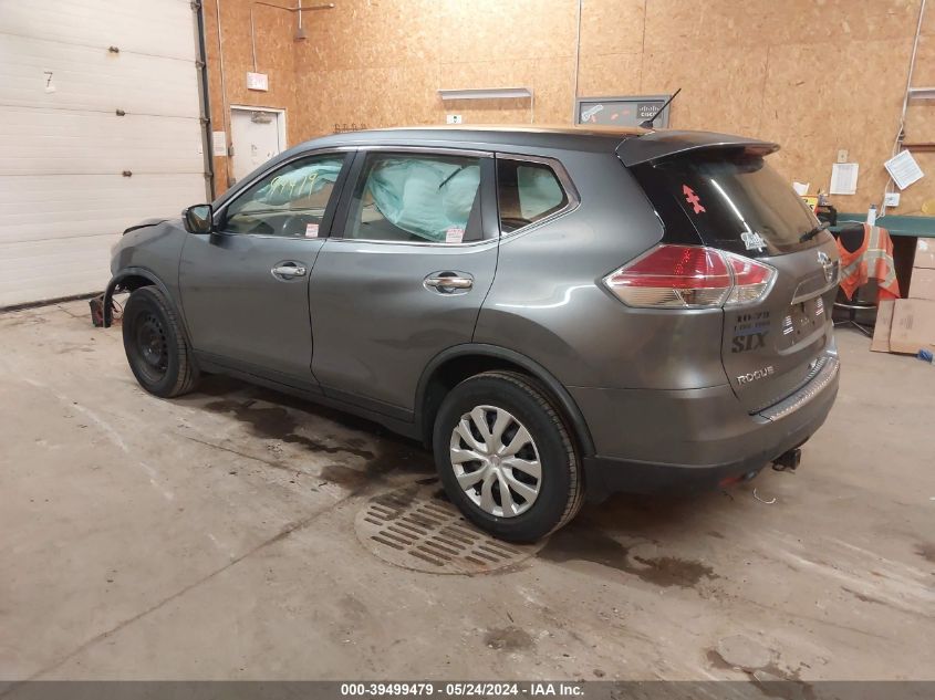 2015 Nissan Rogue S VIN: KNMAT2MV2FP515899 Lot: 39499479