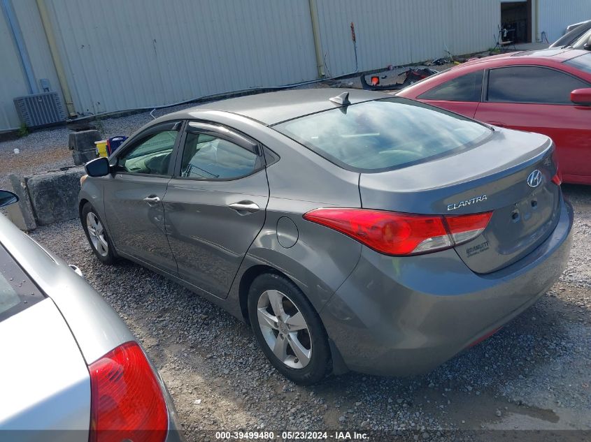 2013 Hyundai Elantra Gls VIN: 5NPDH4AE3DH304136 Lot: 39499480