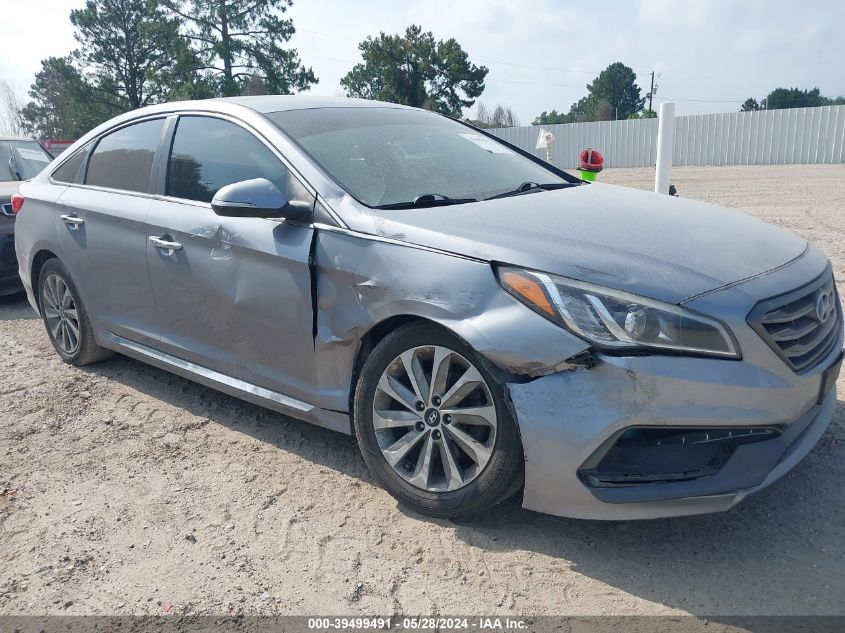 2016 Hyundai Sonata Sport VIN: 5NPE34AF6GH344291 Lot: 39499491