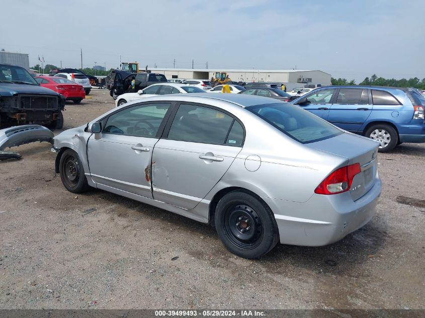 2009 Honda Civic Lx VIN: 1HGFA16549L009796 Lot: 39499493