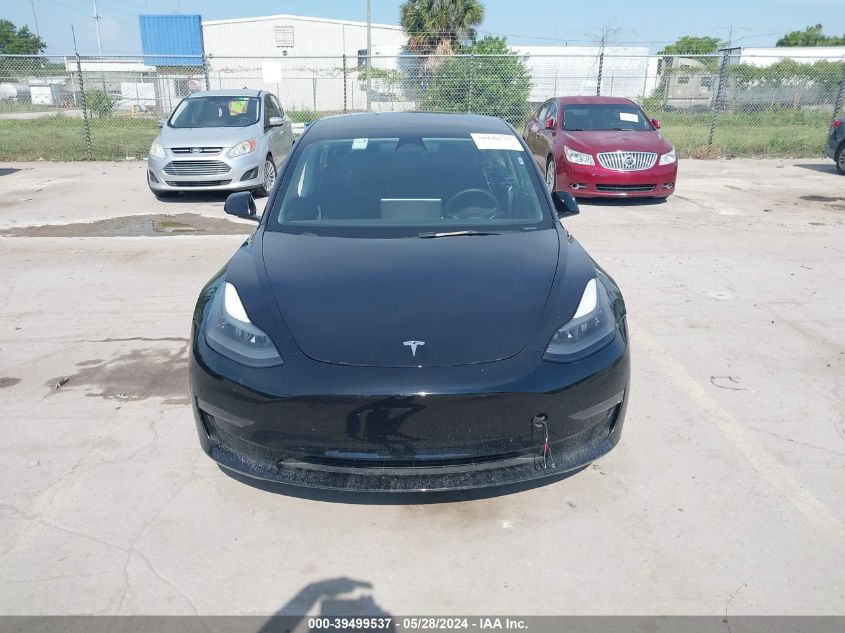 2023 Tesla Model 3 Rear-Wheel Drive VIN: 5YJ3E1EA1PF395565 Lot: 39499537