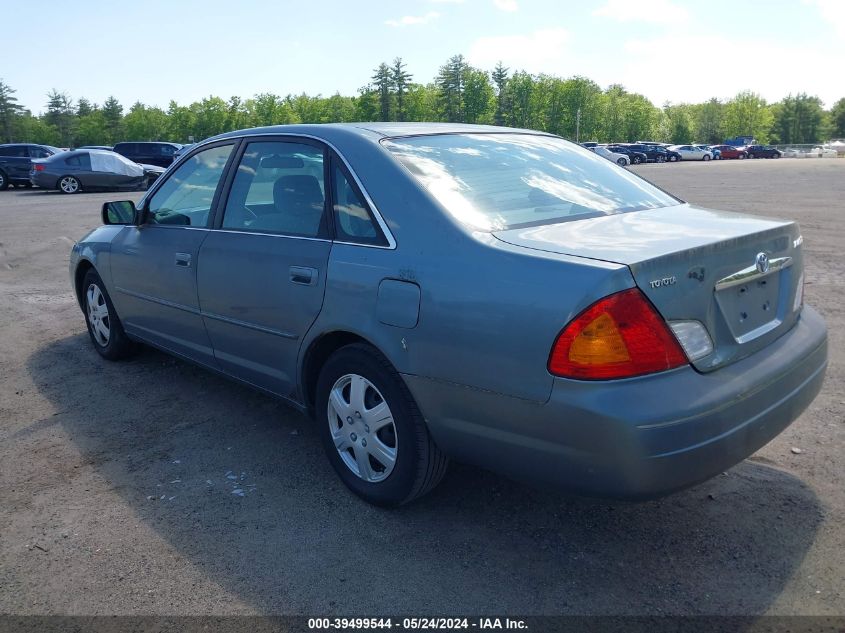 2000 Toyota Avalon Xl VIN: 4T1BF28B4YU054409 Lot: 39499544