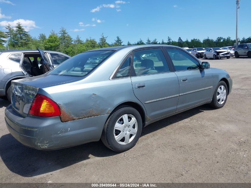 2000 Toyota Avalon Xl VIN: 4T1BF28B4YU054409 Lot: 39499544