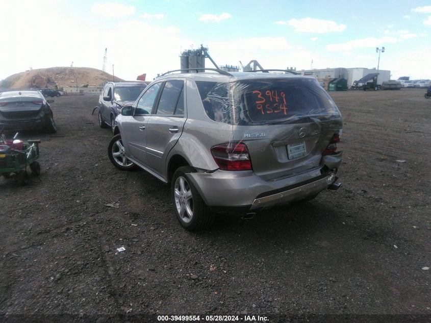2008 Mercedes-Benz Ml 350 4Matic VIN: 4JGBB86E28A437603 Lot: 39499554