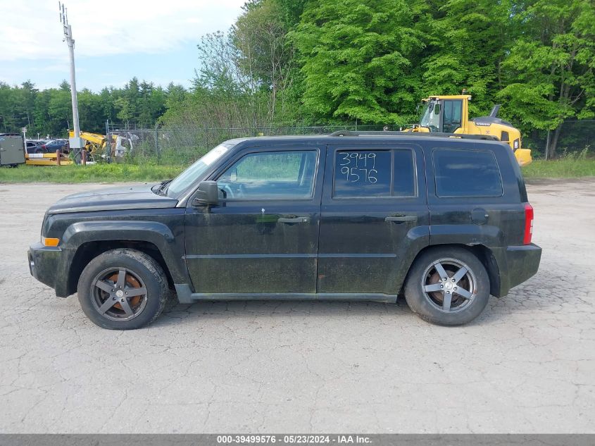 2008 Jeep Patriot Sport VIN: 1J8FT28W58D711079 Lot: 39499576