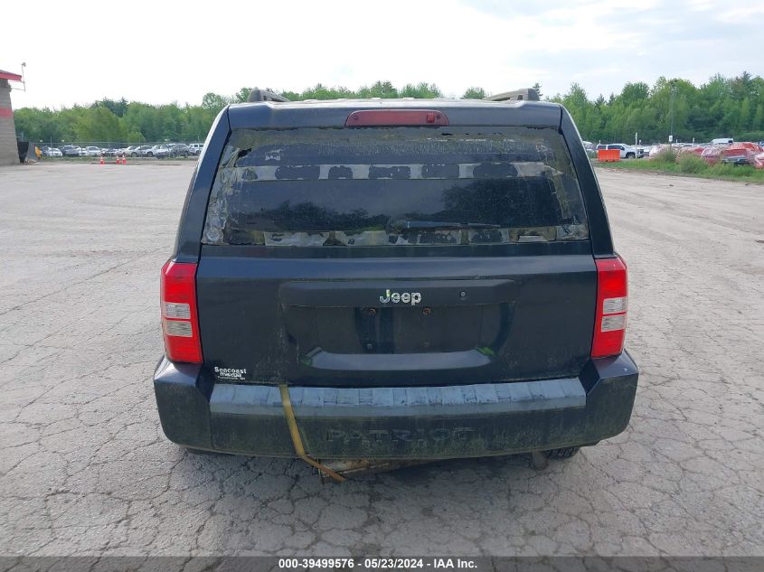 2008 Jeep Patriot Sport VIN: 1J8FT28W58D711079 Lot: 39499576