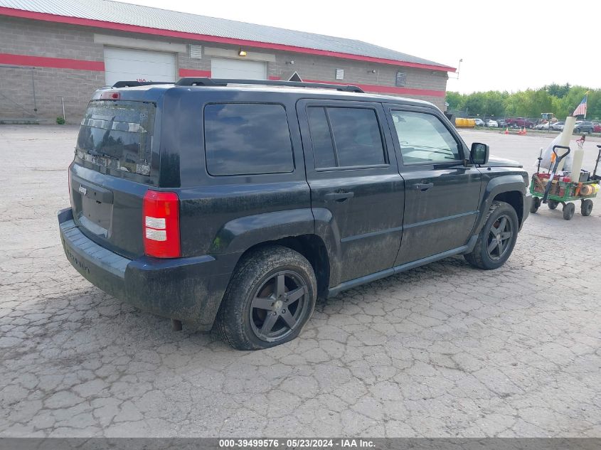 2008 Jeep Patriot Sport VIN: 1J8FT28W58D711079 Lot: 39499576