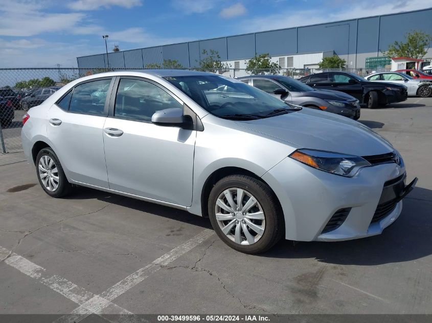 2016 Toyota Corolla Le VIN: 5YFBURHEXGP495471 Lot: 39499596