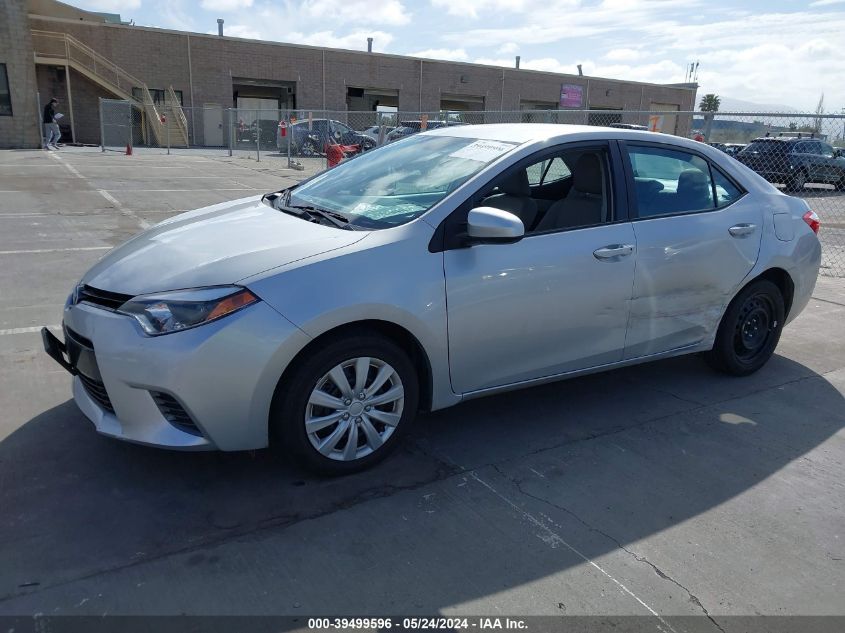 2016 Toyota Corolla Le VIN: 5YFBURHEXGP495471 Lot: 39499596