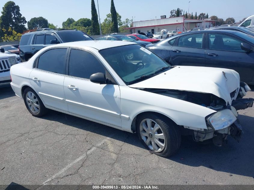 2005 Kia Optima Ex V6/Lx V6 VIN: KNAGD128955421282 Lot: 39499613