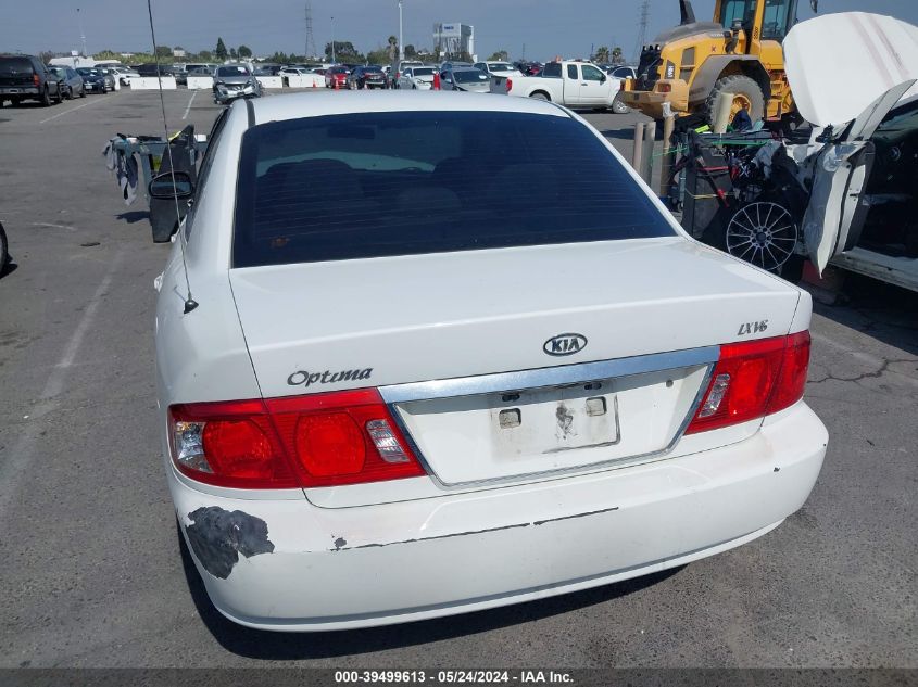 2005 Kia Optima Ex V6/Lx V6 VIN: KNAGD128955421282 Lot: 39499613