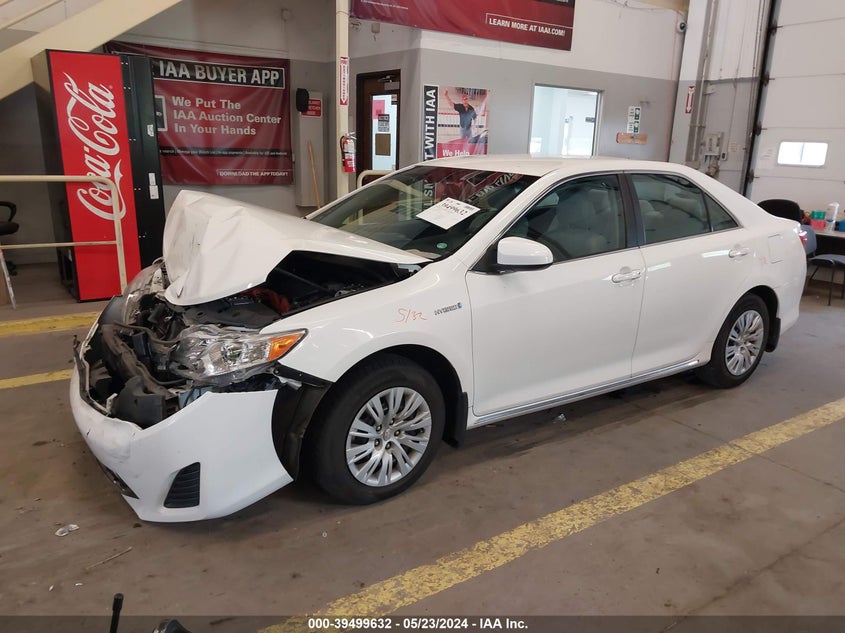 2014 TOYOTA CAMRY HYBRID LE - 4T1BD1FK0EU102258