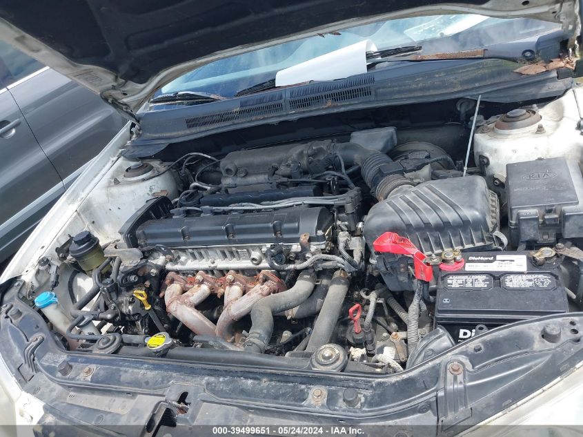 2005 Kia Spectra5 VIN: KNAFE161655068246 Lot: 39499651