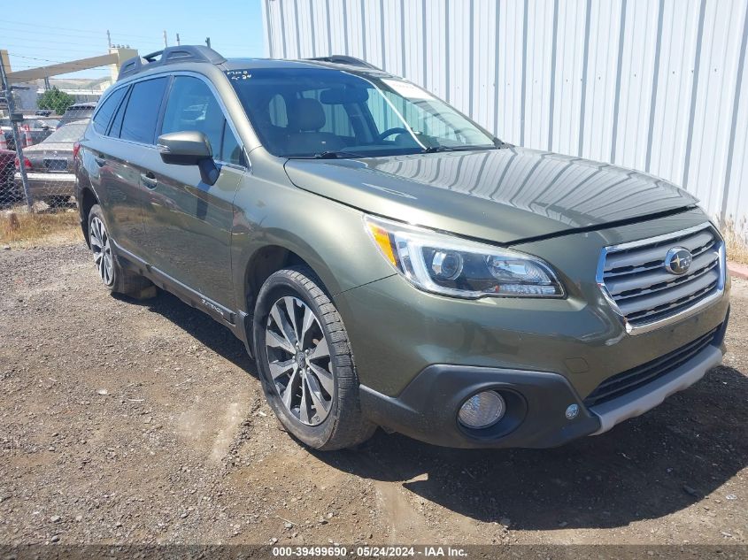 2015 Subaru Outback 2.5I Limited VIN: 4S4BSALC7F3310759 Lot: 39499690