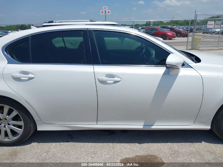 2013 Lexus Gs 350 VIN: JTHBE1BL8D5026540 Lot: 39499696