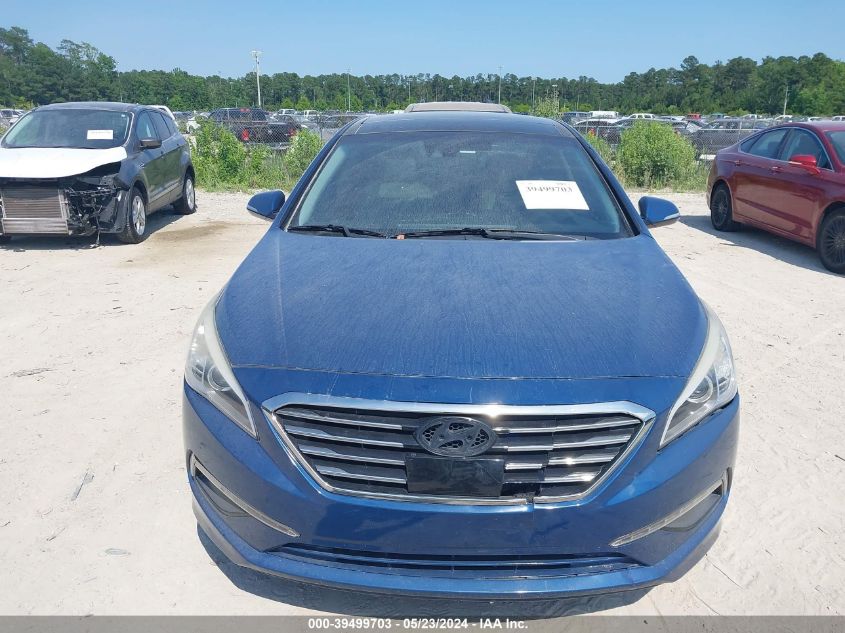 2015 Hyundai Sonata Limited VIN: 5NPE34AF4FH152558 Lot: 39499703