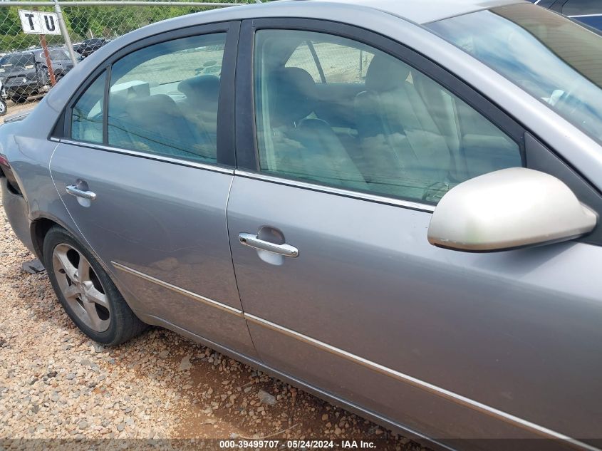 2008 Hyundai Sonata Limited/Se VIN: 5NPEU46CX8H315454 Lot: 39499707