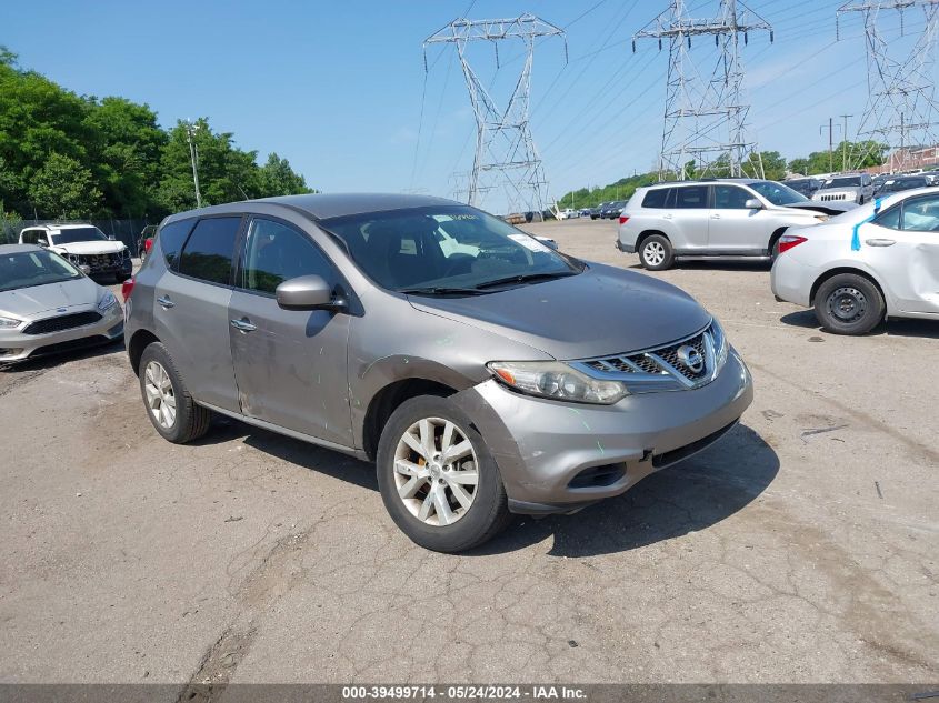 2011 Nissan Murano S VIN: JN8AZ1MW2BW167821 Lot: 39499714