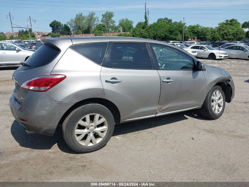 2011 Nissan Murano S VIN: JN8AZ1MW2BW167821 Lot: 39499714