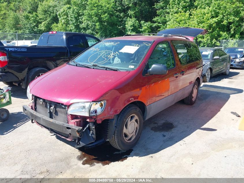 2000 Toyota Sienna Le VIN: 4T3ZF13C0YU207576 Lot: 39499758