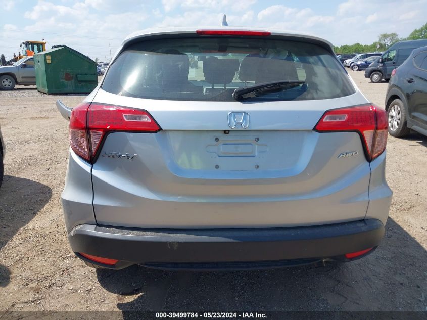 2016 Honda Hr-V Lx VIN: 3CZRU6H35GM712437 Lot: 39499784