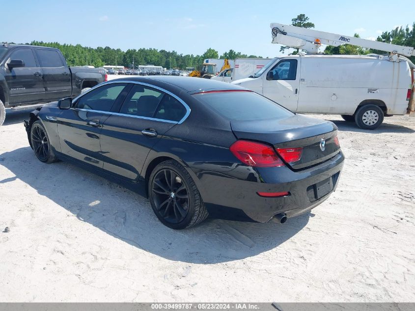 2013 BMW 640I Gran Coupe VIN: WBA6A0C57DDZ04437 Lot: 39499787