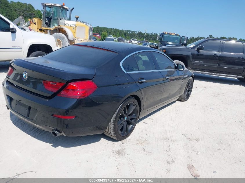 2013 BMW 640I Gran Coupe VIN: WBA6A0C57DDZ04437 Lot: 39499787