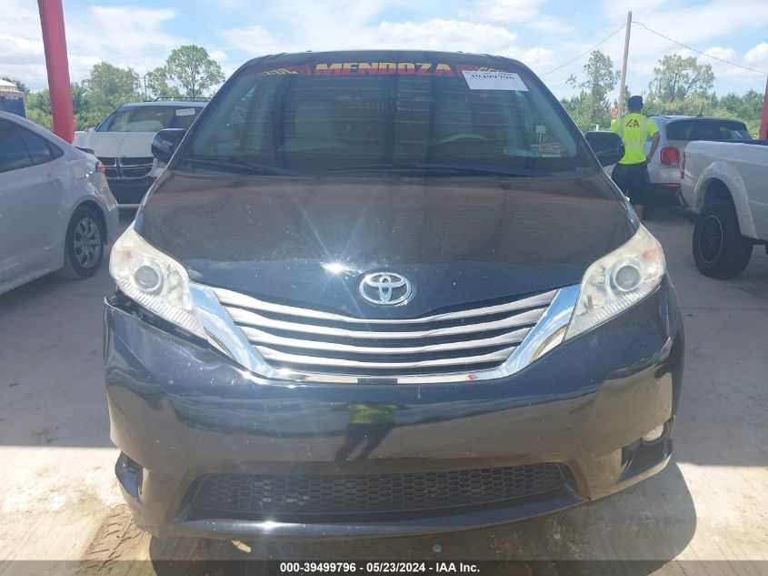 2012 Toyota Sienna Xle V6 8 Passenger VIN: 5TDYK3DC6CS225415 Lot: 39499796