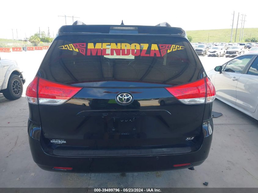 2012 Toyota Sienna Xle V6 8 Passenger VIN: 5TDYK3DC6CS225415 Lot: 39499796
