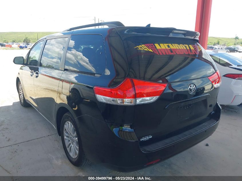 2012 Toyota Sienna Xle V6 8 Passenger VIN: 5TDYK3DC6CS225415 Lot: 39499796