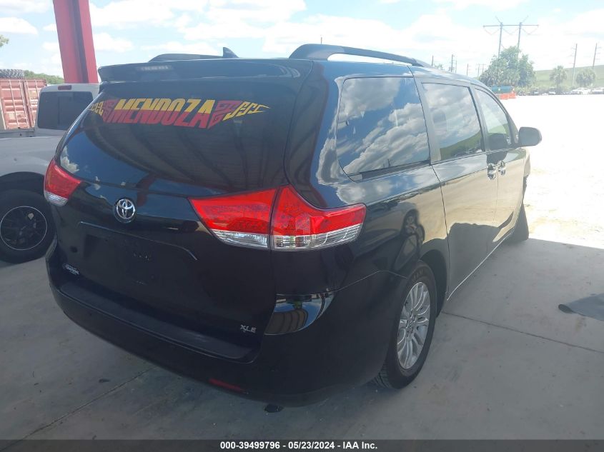 2012 Toyota Sienna Xle V6 8 Passenger VIN: 5TDYK3DC6CS225415 Lot: 39499796