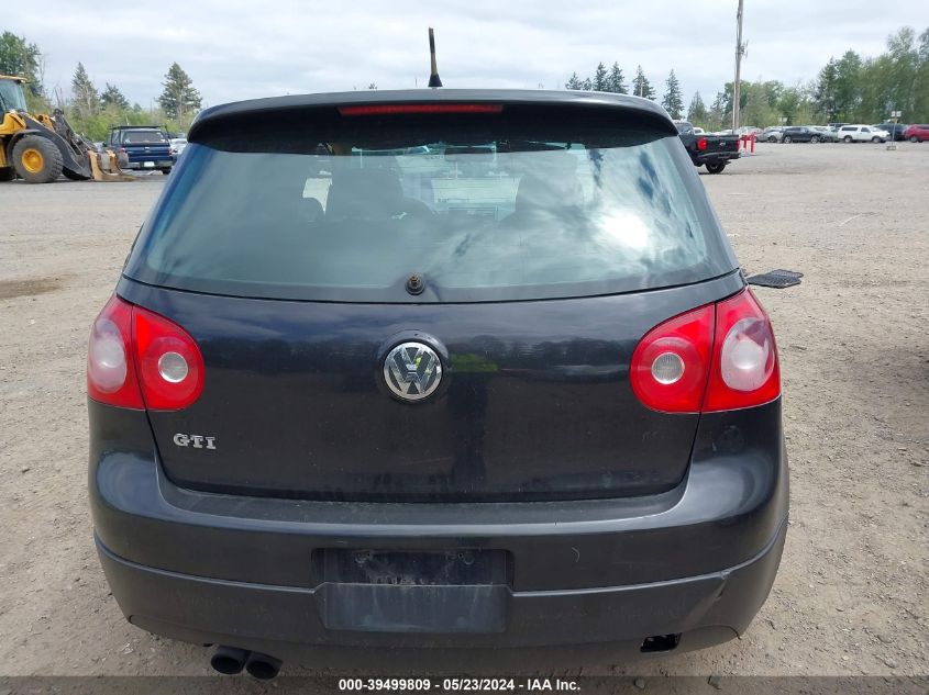 2006 Volkswagen Gti 2-Door VIN: WVWFV71K86W193234 Lot: 39499809