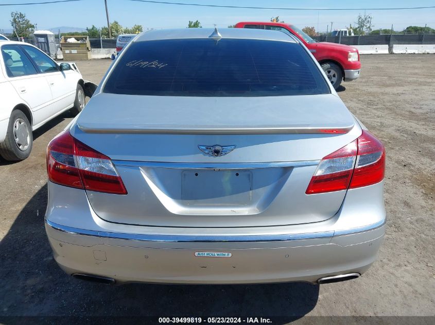 2013 Hyundai Genesis 3.8 VIN: KMHGC4DD3DU231592 Lot: 39499819