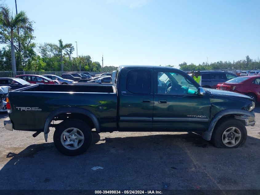 2000 Toyota Tundra Sr5 V8 VIN: 5TBBT4412YS104341 Lot: 39499834