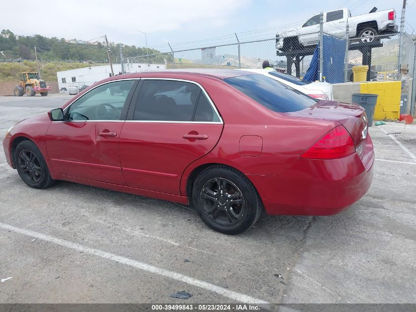 2007 Honda Accord 2.4 Se VIN: 1HGCM56347A006969 Lot: 39499843