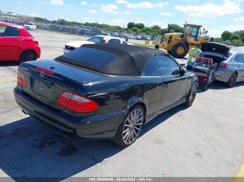 2002 Mercedes-Benz Clk 430 VIN: WDBLK70G72T125347 Lot: 39499849