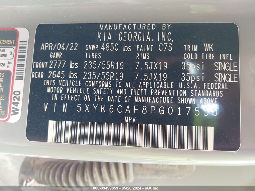 2023 KIA SPORTAGE X LINE - 5XYK6CAF8PG017550