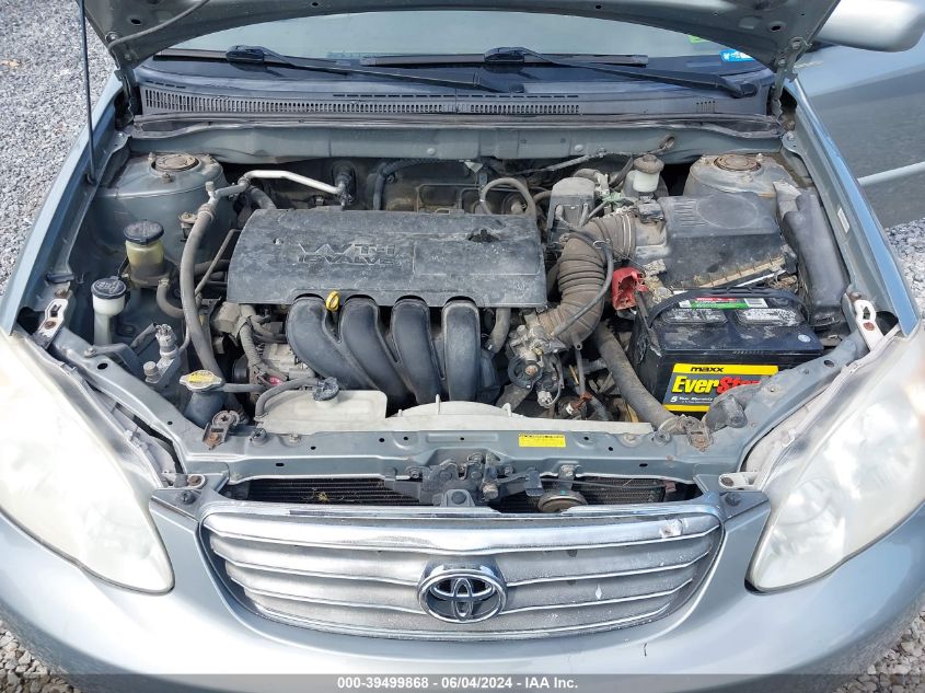 2003 Toyota Corolla Le VIN: JTDBR32E630033727 Lot: 39499868