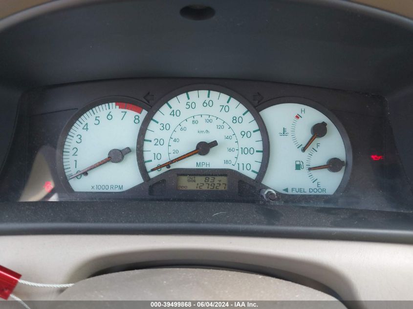 2003 Toyota Corolla Le VIN: JTDBR32E630033727 Lot: 39499868