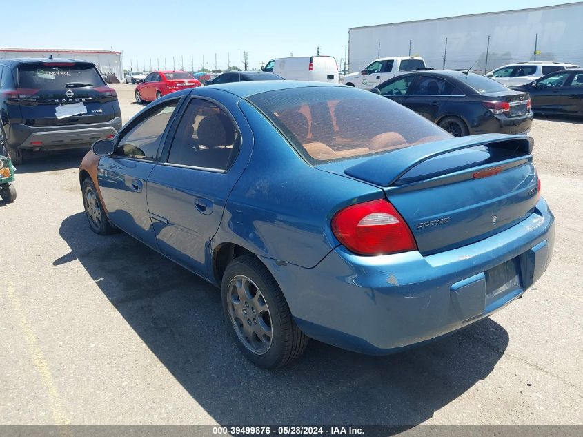 2003 Dodge Neon Sxt VIN: 1B3ES56C63D234463 Lot: 39499876