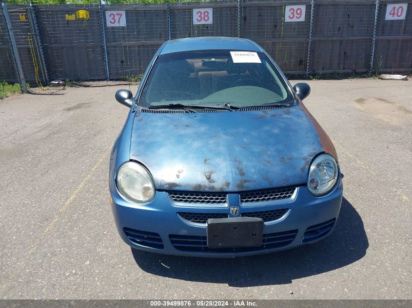 2003 Dodge Neon Sxt VIN: 1B3ES56C63D234463 Lot: 39499876