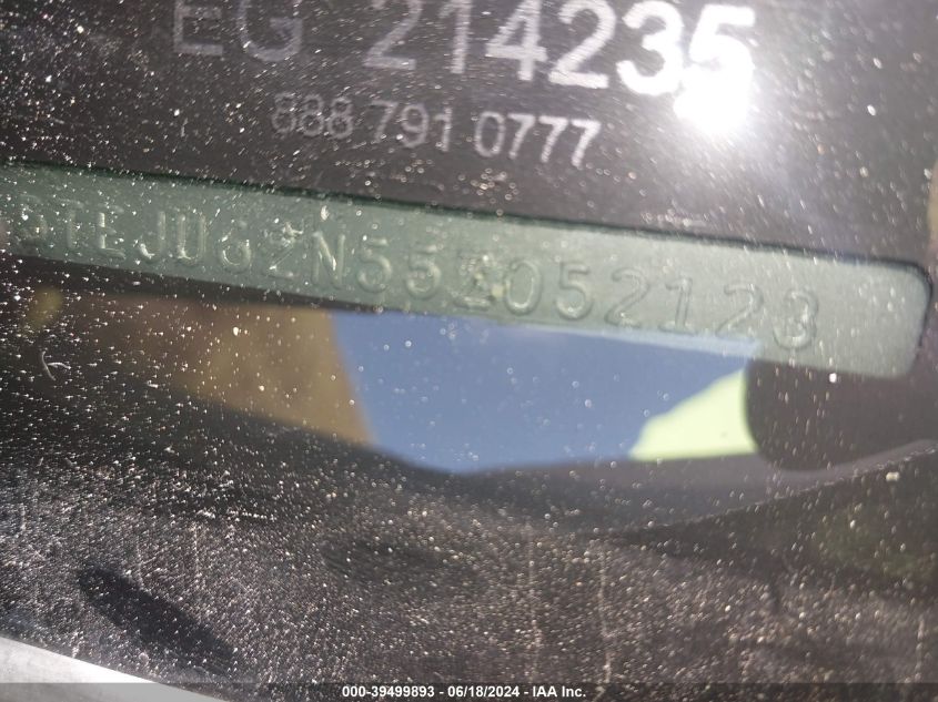 2005 Toyota Tacoma Prerunner V6 VIN: 5TEJU62N55Z052123 Lot: 39499893