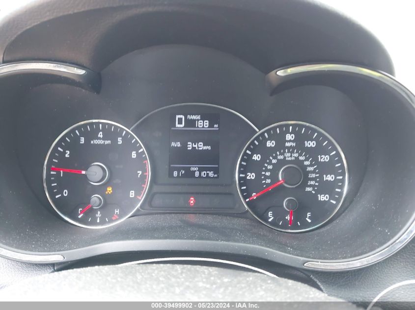 2017 Kia Forte Lx VIN: 3KPFK4A76HE086375 Lot: 39499902